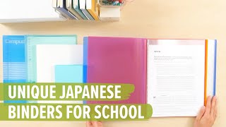 Unique Japanese Binders for School [upl. by Iclehc]