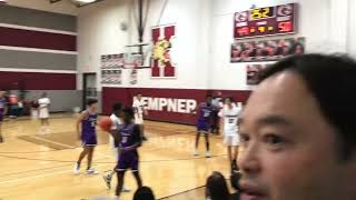 Kempner high school junior varsity basketball team vs Fulshear high school junior varsity part 1 [upl. by Seugirdor851]