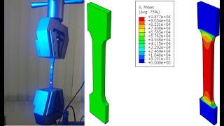 Learning Abaqus 1 Simulating Tensile Test in Abaqus step by step abaqus abaqustutorial tutorial [upl. by Rozalin271]