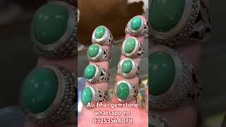 Natural Hussaini feroza old stone available silver ring visit my shop sehwan sharif [upl. by Wichman217]