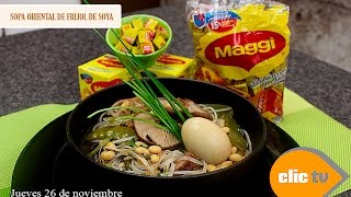 SOPA ORIENTAL DE FRIJOL DE SOYA [upl. by Sedgewick556]