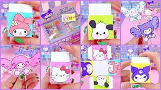 FAI DA TE  SIMPATICI ARTIGIANALI DI CARTA DI SANRIO diy sanrio [upl. by Tesler310]