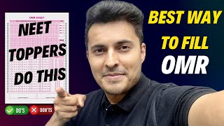 NEET 2024 Best amp fast way to fill OMR 🔥 Toppers strategy by Shreyas sir [upl. by Esyak172]