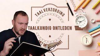 Taalverzorging  Taalkundig ontleden  Zelfstandig naamwoord Bijvoeglijk naamwoord Lidwoord amp meer [upl. by Rramal265]