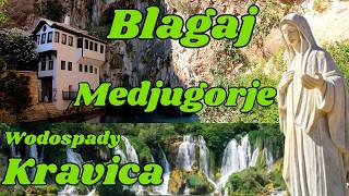 Medjugorje wodospady Kravica Blagaj Bośnia i Hercegowina [upl. by Faber86]