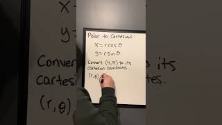 How To Convert From Polar To Cartesian Coordinates [upl. by Elliot]