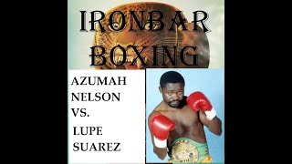 Azumah Nelson vs Lupe SuarezWBC SFWC19880625 [upl. by Nixie]