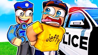 Jeffy GOT ARRESTED in Roblox [upl. by Kevina]