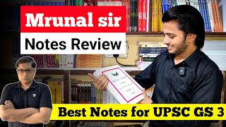 Mrunal sir economy notes 2024 Review  Best Economy notes for Hindi amp English  UPSC prelims 2024 [upl. by Enrahs]