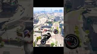 Bike Stunt GTA 5 PT108shortsgta [upl. by Romalda]