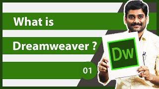 What is Dreamweaver  Dreamweaver Tutorial 01 [upl. by Pish]