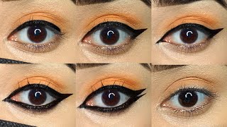 Eyeliner Styles  How to apply Eyeliner  Eyeliner for beginners [upl. by Catton]