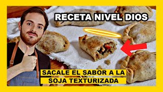 🔶 Como hacer EMPANADAS argentina VEGANAS con receta de MASA integral casera [upl. by Nangatrad]