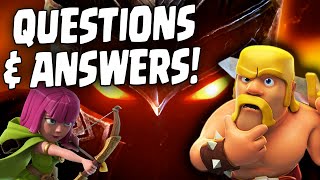 Clash of Clans  Your Questions Answered Spencer23 [upl. by Esdnil]