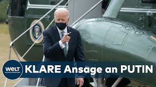 quotKILLERquotINTERVIEW Biden zeigt Putin Grenzen auf  Russland ruft Botschafter zurück  WELT Thema [upl. by Airitac]