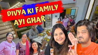 Shaadi ke baad Divya ke ghar wale aaye hamare ghar pjdivyakishaadi pjdivya dailyvlog [upl. by Bathelda71]