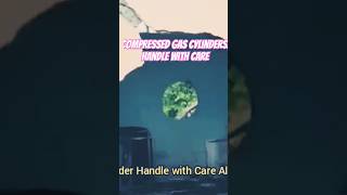 Compressed gas cylinder missile effect shorts safety cylinder missile [upl. by Robbert]