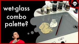 Redgrass Glass Palette converted to a WET GLASS palette  VLOG 01 [upl. by Aicen]