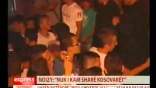 Noizy  Intervist Per Koncertin e Mbajtur ne Prishtine [upl. by Brasca675]