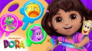 Guess the Missing Color Game w Dora amp Boots 3  Dora amp Friends [upl. by Pestana]