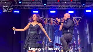 Serenity  Legacy of Tudors AREA 53 Leoben Austria  July 12 2019  4K LIVE [upl. by Adnawed418]