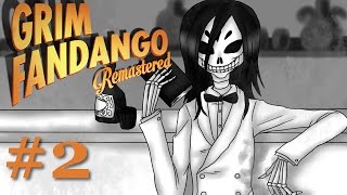 Lets Play Grim Fandango Remastered Blind part 2  Leichensammeln [upl. by Duthie]