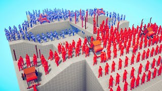 MEDIEVAL KING ARMY Vs DYNASTY ARMY TEAM RAID Totally Accurate Battle Simulator  TABS [upl. by Rellim578]