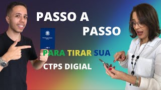 COMO CADASTRAR E USAR A CARTEIRA DE TRABALHO DIGITAL 2022 [upl. by Audras]