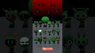 Horror Sprunki DuDiDam But They‘re All Greensprunki incrediboxsprunki viralvideo short dudidam [upl. by Yttiy533]