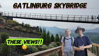 Gatlinburg SKYBRIDGE at the SKYPARK smokymountains [upl. by Gainor]