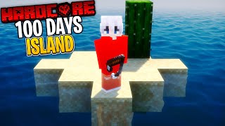 I Survived 100 Days on an ISLAND In Hardcore Minecraft [upl. by Sorodoeht]