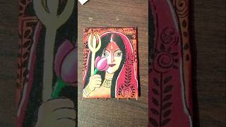 Durga maa handpainted jewellery 🪷shorts painting handmade art [upl. by Barret]