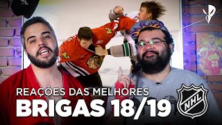 REAGINDO ÀS BRIGAS DA NHL [upl. by Behnken]