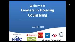 July 16 2020  Leaders in Housing Counseling [upl. by Lubet412]