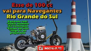 100cc que customizamos do Luiz de Navegantes Sul [upl. by Kroll]