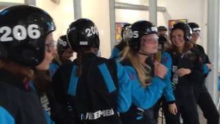 Miss Nord PasdeCalais  les candidates au simulateur de chute libre de Lesquin [upl. by Sabine]