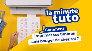 ✉️ Comment imprimer ses timbres à la maison [upl. by Weeks]