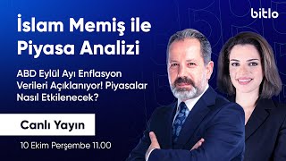 ABD Eylül Ayı Enflasyon Verileri Açıklanıyor I İslam Memiş ile Altın Döviz BTC Analizi [upl. by Enilra]