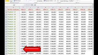 Excel  Comment figer les volets [upl. by Itsirhc570]