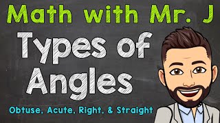 Types of Angles  Obtuse Acute Right amp Straight Angles [upl. by Trabue881]