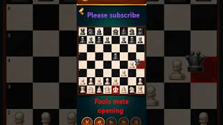 Fools mate opening to win in 2 moves [upl. by Antonius653]