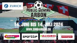 Euro Public Viewing Arbon 2024 – TVSpot [upl. by Ailin]