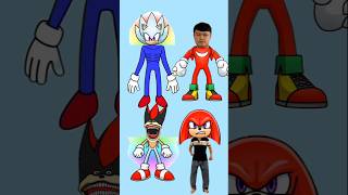 SHIN Sonic Tapes x Sonic x Knuckles x Which one is correct shinsonic sonic sonictapes [upl. by Noired883]