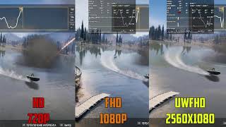 Far Cry 5  HD vs FHD vs UWFHD on 8700k amp GTX 1080Ti [upl. by Nrehtac]