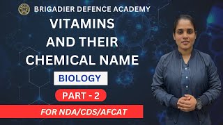 BIOLOGY For NDACDSAFCAT  Vitamins Chemical Name  PART  2 [upl. by Lacim721]