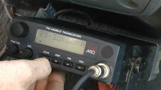 Use of a Mobile Radio and Squelch Knob [upl. by Mailli239]