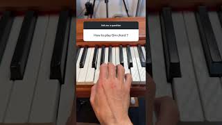 quotG minorquot chord on Piano [upl. by Mutat]