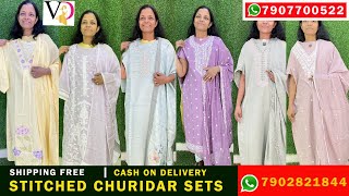 STITCHED CHURIDAR SETonlineshopping churidar KU23VITARA DESIGN KOTHAMANGALAMPARTY WEAR CHURIDAR [upl. by Ikciv17]