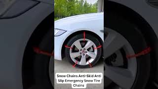 Snow Chains Anti Skid Anti Slip Emergency Snow Tire Chains [upl. by Ellecrag]