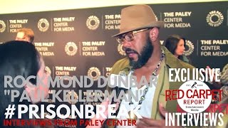 Rockmond Dunbar interviewed at FOXs Prison Break S5 Paley Center Event amp Panel [upl. by Ahtenek584]